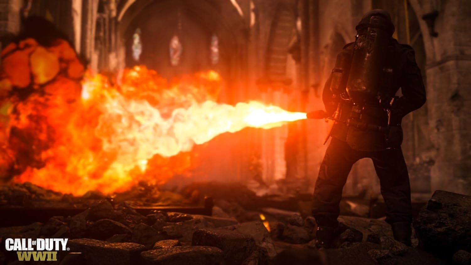 Игровой диск для Sony PS4 Call of Duty: WWII, без локализации, б/у — фото 4