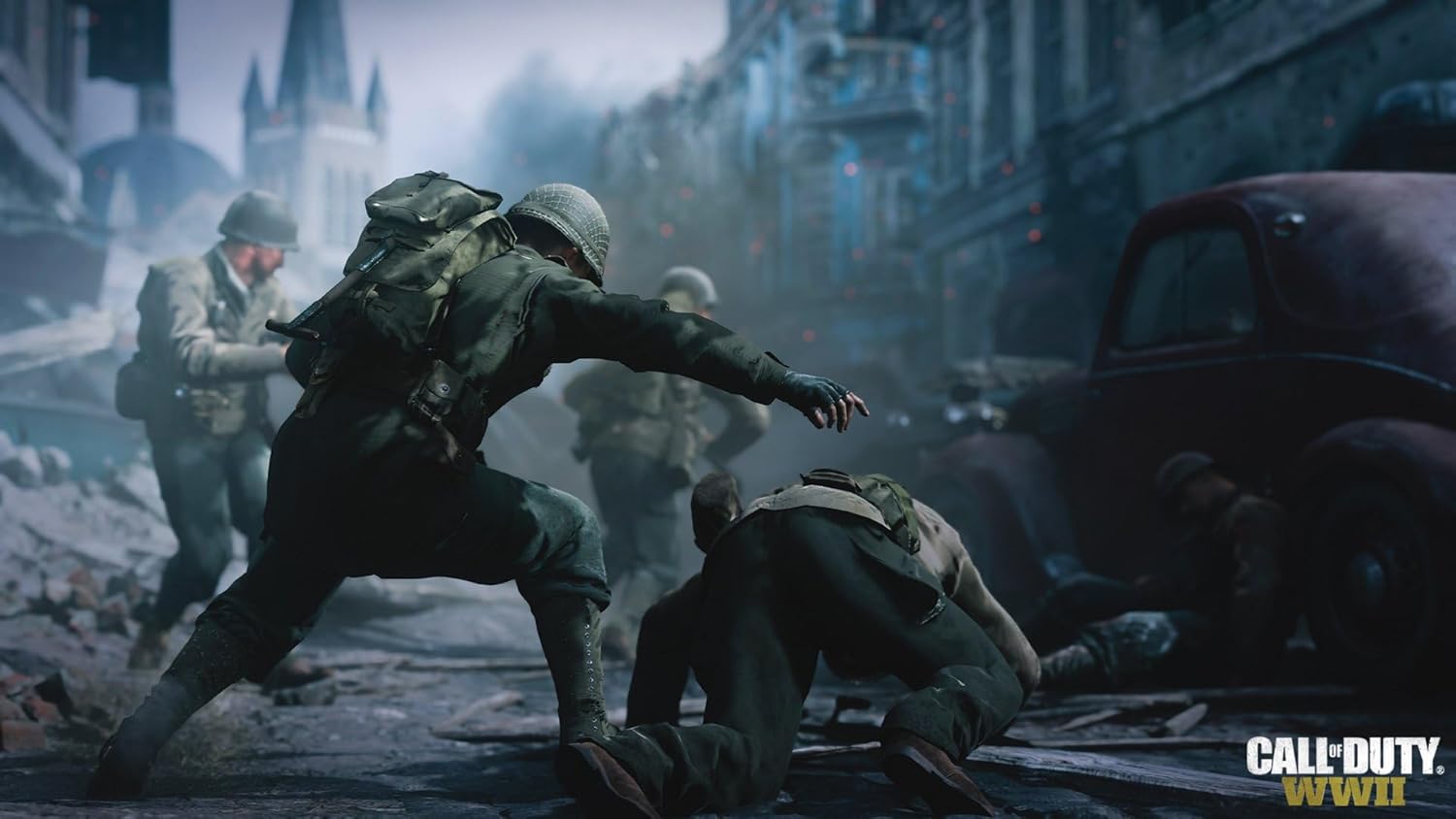 Игровой диск для Sony PS4 Call of Duty: WWII, без локализации, б/у — фото 6