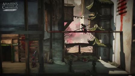 Игровой диск для Sony PS4 Assassin's Creed: Chronicles, русский язык, б/у — фото 2